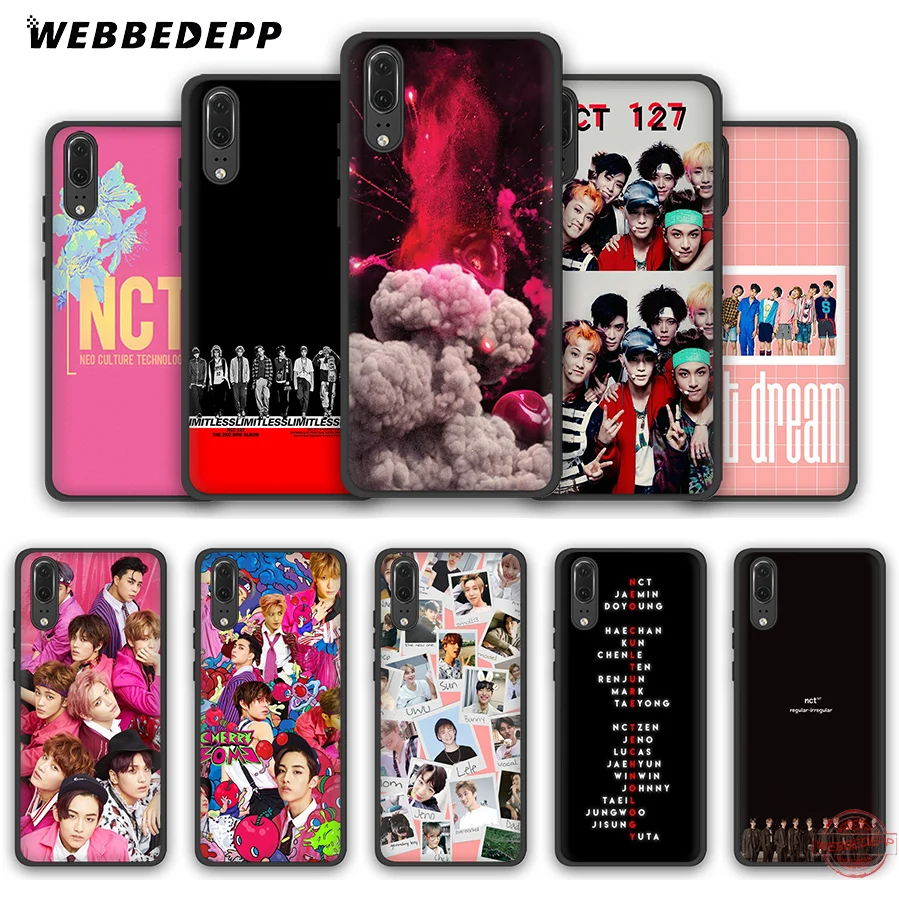 WEBBEDEPP NCT 127 Kpop Boy group милый мягкий чехол для Huawei P8 P9 P10 P20 P30 Lite Pro 2017 2018 2019 | Мобильные