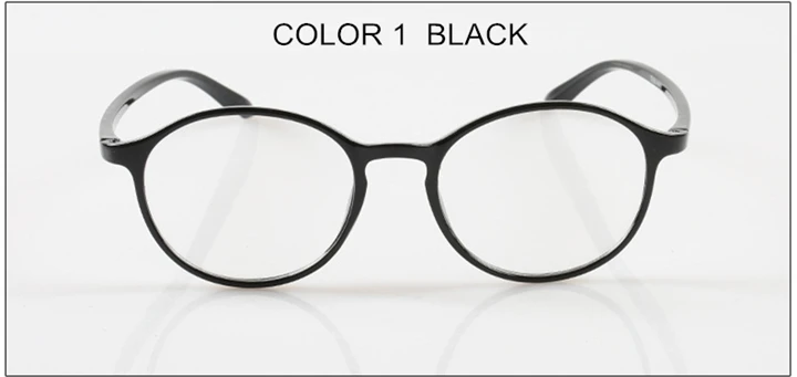 Бренд swokence дизайнерские неразрывный очки для дальнозорких Для мужчин Для женщин памяти прочность TR90 рамка покрытая цельной полиуретановой кожей пресбиопические очки R120 - Цвет оправы: COLOR 1  BLACK