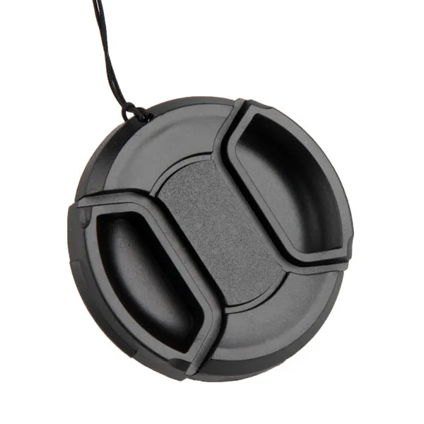 

Camera Accessories49 52 55 58 62 67 72 77 82mm center-pinch Front Lens Cap/Cover lens Filter with cord Brand good hotselling