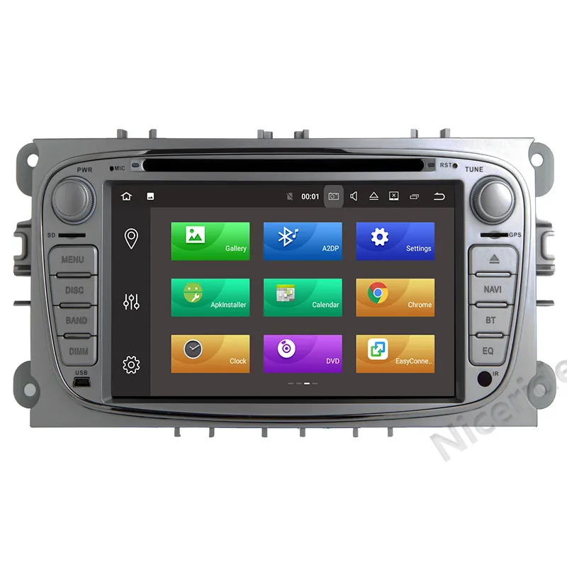 Clearance Touch SCREEN 4G android 8.0 2 din Car multimedia Player for FORD FOCUS Mondeo S-MAX C-MAX Galaxy kuga GPS stereo BT Wifi 1