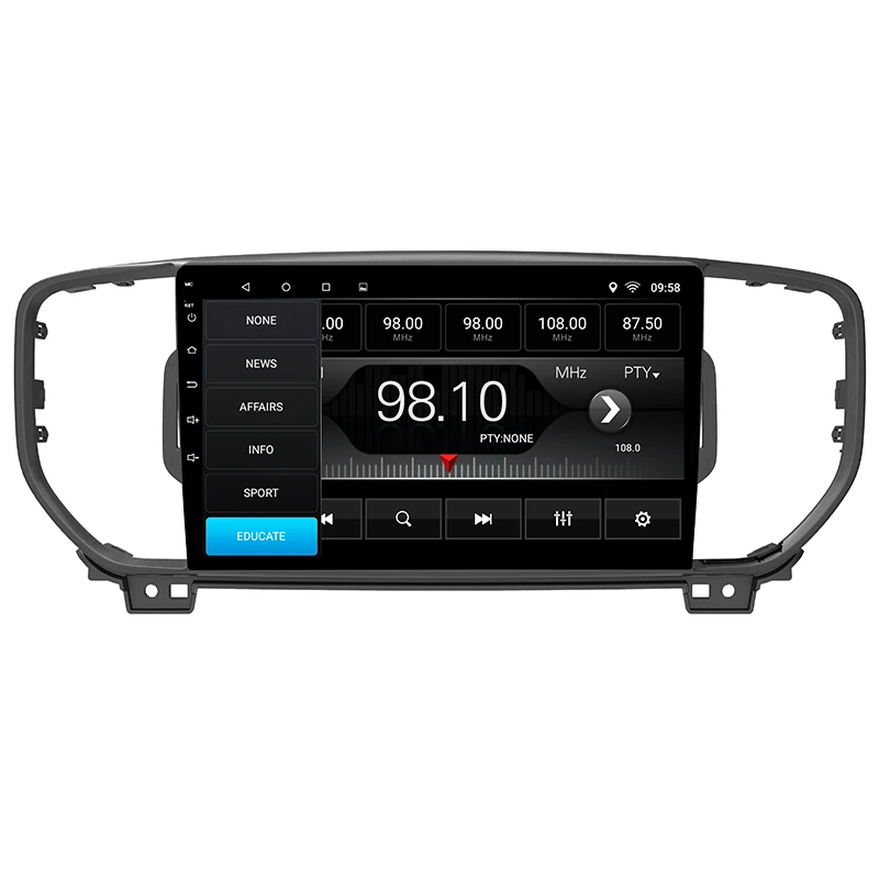 Perfect Android 7.1 Car Navigation Stereo,10.1" 2G/16G Car Entertainment Radio,WiFi Mirror Link for KIA KX5 2016-2018 6