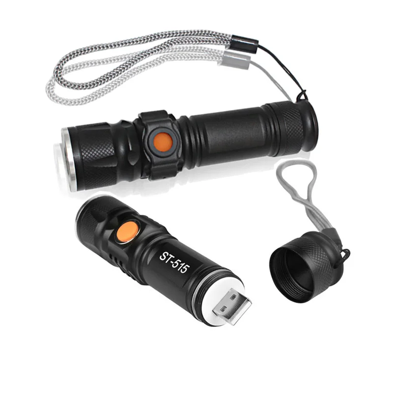 USB Перезаряжаемый XML T6 3800LM светодиодный светильник для вспышки 3 режима