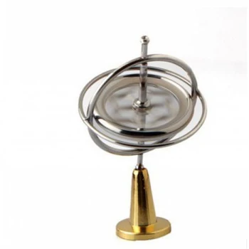 

Metal Gyroscope Gyro Classic Toys Traditional Educational High Quality Creative Experiment Magic UFO Spinner Kid Adult Gift