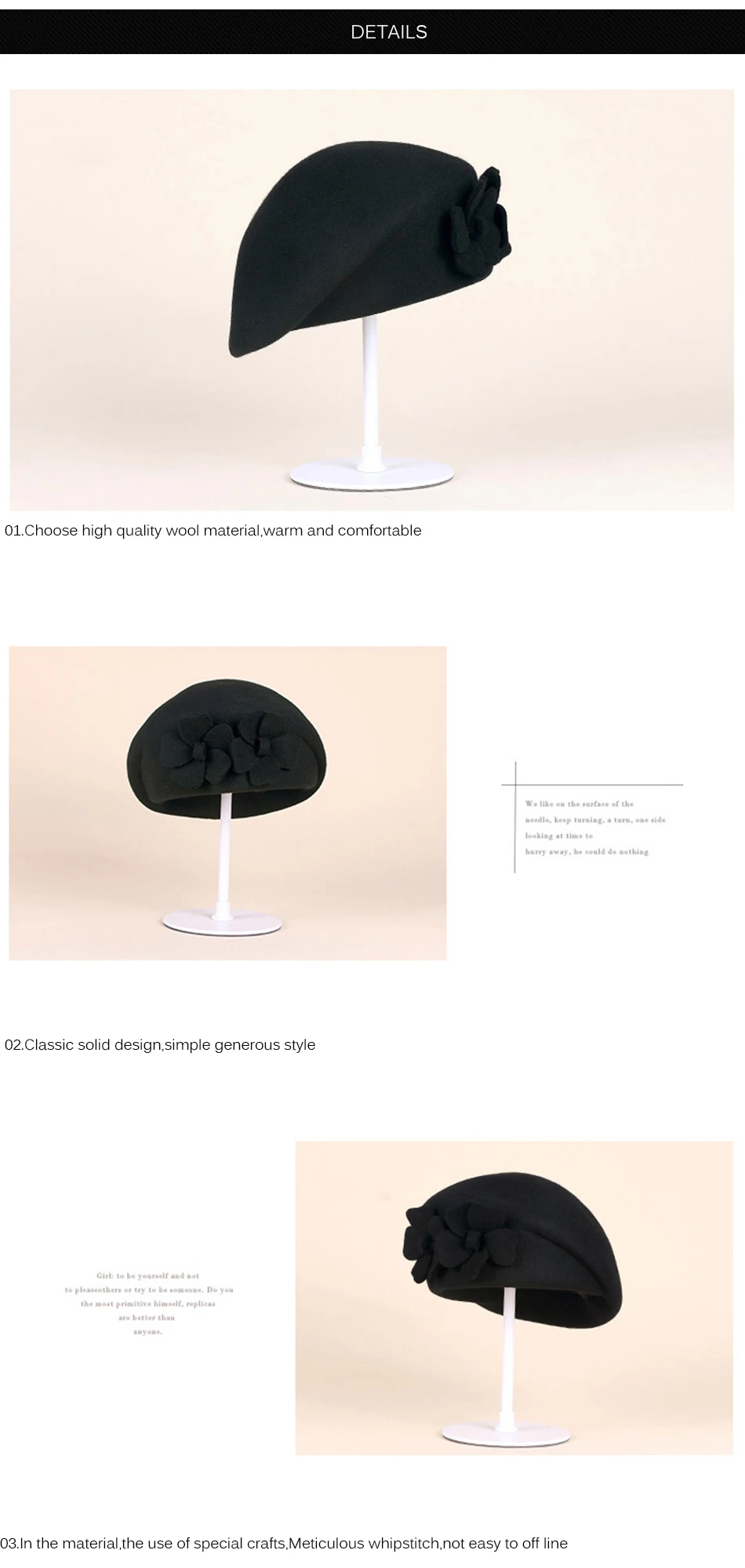 sombreros elegantes mujer