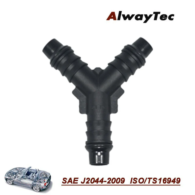 Car Styling Automotive For Fuel Pump Hose SAE Y Type Fuel Line 3 Way