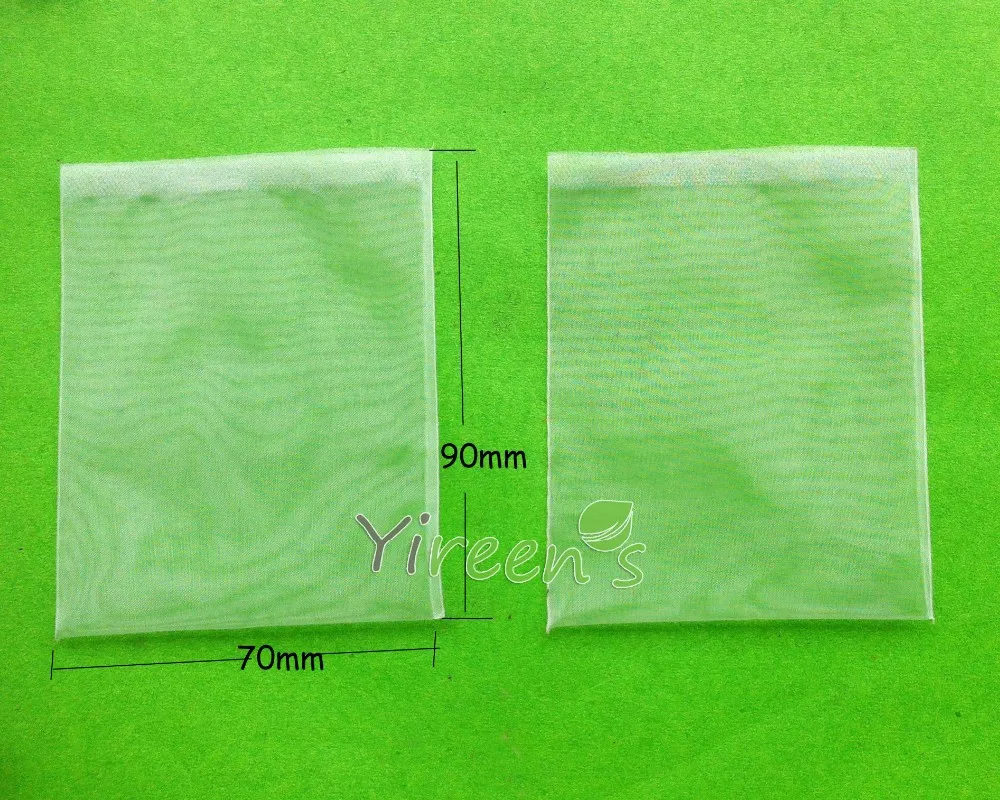 Расширенный пользовательский! 70x90 мм нейлоновый фильтр, мешок термосвариваемыми, пустой нейлон чайные пакетики, для фильтра травяной чай