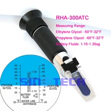 6 шт. в партии отличное качество ручной антифриз/батарея гликоль хладагент рефрактометр RHA-300ATC