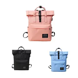Женский холщовый рюкзак для школьниц студенческий ноутбук сумка флип-Чехлы большой емкости рюкзак для путешествий MSJ99