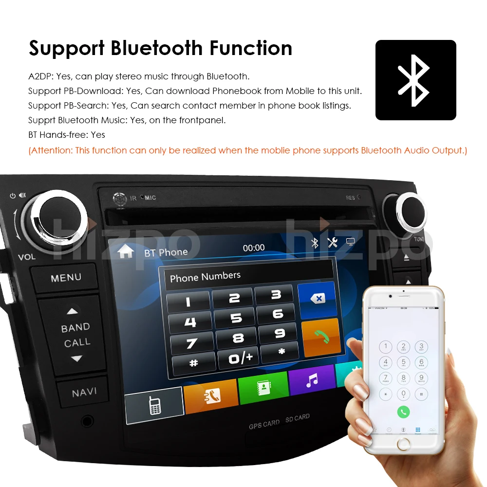 Discount 7" 2Din Car CD DVD Player Stereo for Toyota RAV4 Rav 4 2006 2007 2008 2009 2010 2011 2012 GPS Navigation Radio SWC DAB BT+Camera 8