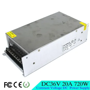 

Regulated Adjustable DC Power Supply 36v 20a 720W SMPS LED DriverTransformer AC110V 220V TO DC36V USP for LED Light CNC Stepper