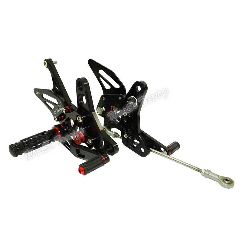 Waase гонки Rearset Сзади наборы для ухода за кожей подножки колышки для Suzuki SV650 SV 650