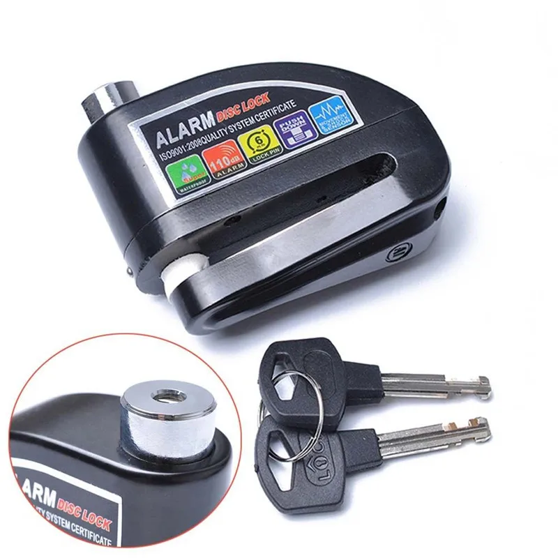 

Motorcycle Scooter Disc Brake Lock Motor Bicycle Anti-theft Wheel Disc Brake Lock waterproof Security Alarm Protection J20