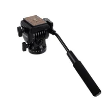 Yt – 950 Pro fotografía DSLR DV presión del fluido hidráulico cabeza del trípode + 2 placa de liberación rápida para DSLR cámara de vídeo