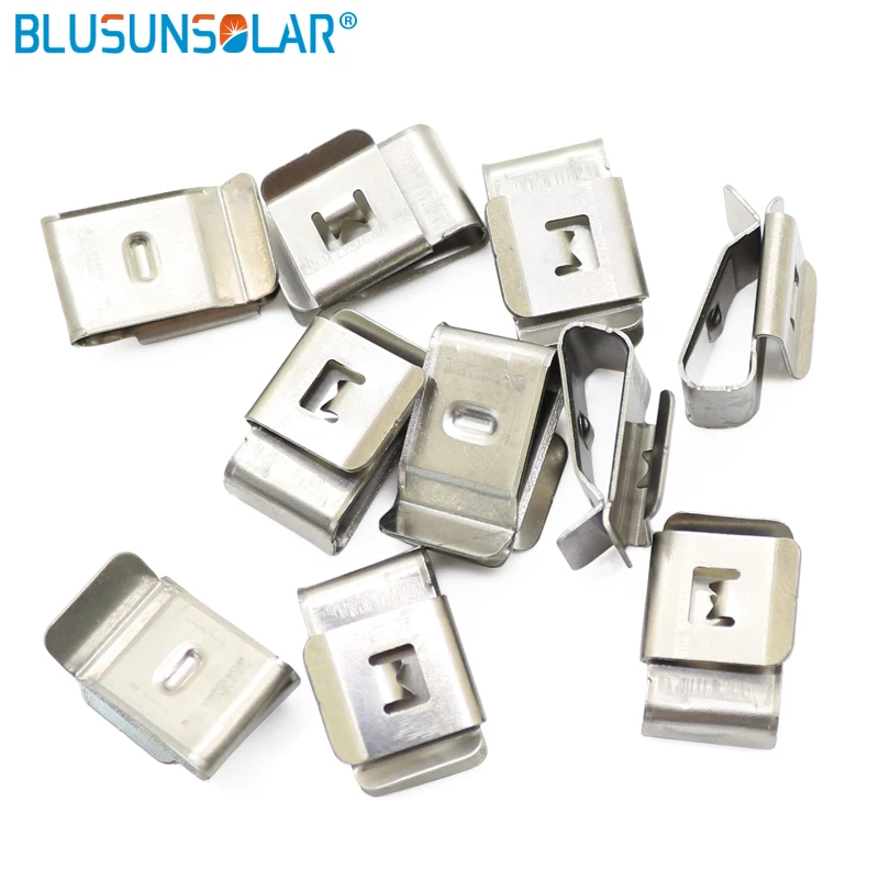 10 pec Stainless Steel Solar PV Cable Clips Cable Clamp For 12awg 10WAG PV Solar Cable Wire