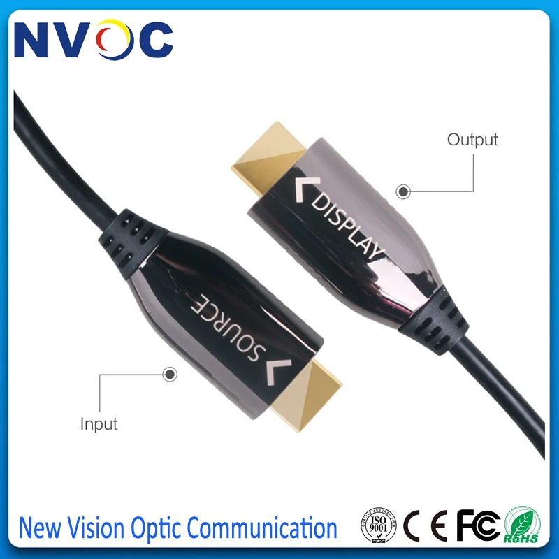 Ультра тонкий AOC высокоскоростной 4K HD 60Ghz 2 0 Активный волоконно оптический HDMI