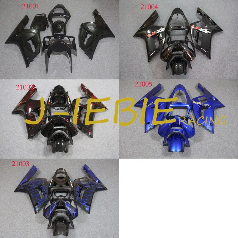 

ABS Injection Fairing Body Work Frame Kit for Kawasaki NINJA ZX6R ZX 6 R 2003 2004