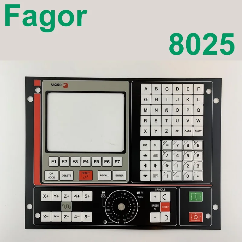 

FAGOR 8025M 8055 film button for CNC machine panel repair, Have in stock