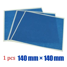 10sheets*140 mm * 140 mm Blue Crepe Paper Masking Tape with Rubber Adhesive for 3D printer