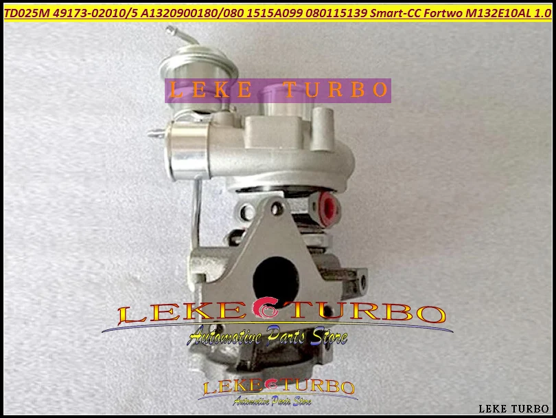 Turbo TD025M 49173-02010 49173-02015 A1320900180 A1320900080 1515A099 080115139 For Smart CC Fortwo 3B21 M132.930 M132E10AL 1.0L  (1)