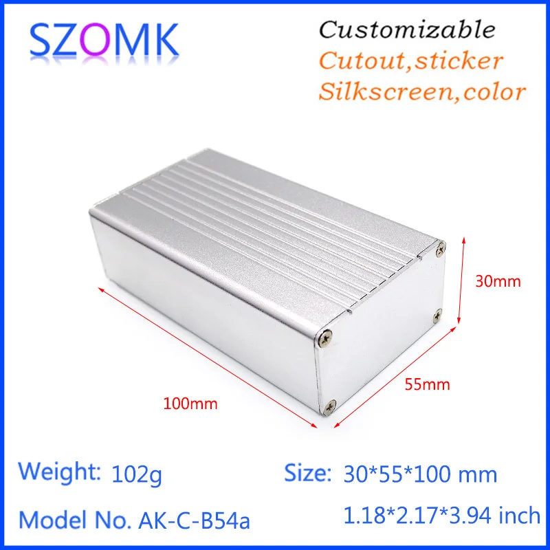 szomk aluminum box for electronic project aluminum extrusion case anodized aluminum enclosure die cast junction ox extruded aluminum project box  (3).jpg