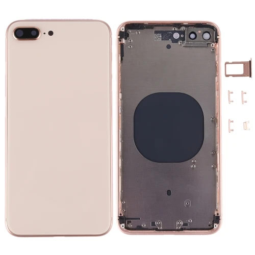 

For iPhone 8 PLUS High Quality Back Full Assembly Metal Housing Cover with Side Keys SIM Tray