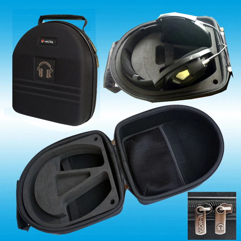 V MOTA TDD Headphone carry case boxs For Sennheiser HD800 Silver HD8 DJ HD6 HD820 HD650 HD630VB
