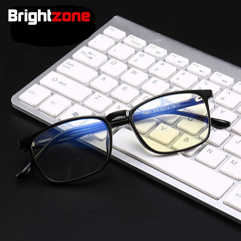 

Brightzone 2018 New Defence Blue Light Glasses Men Women Fashion Spectacle Frame Meters Nail Eye Computer Technology Anti Ray