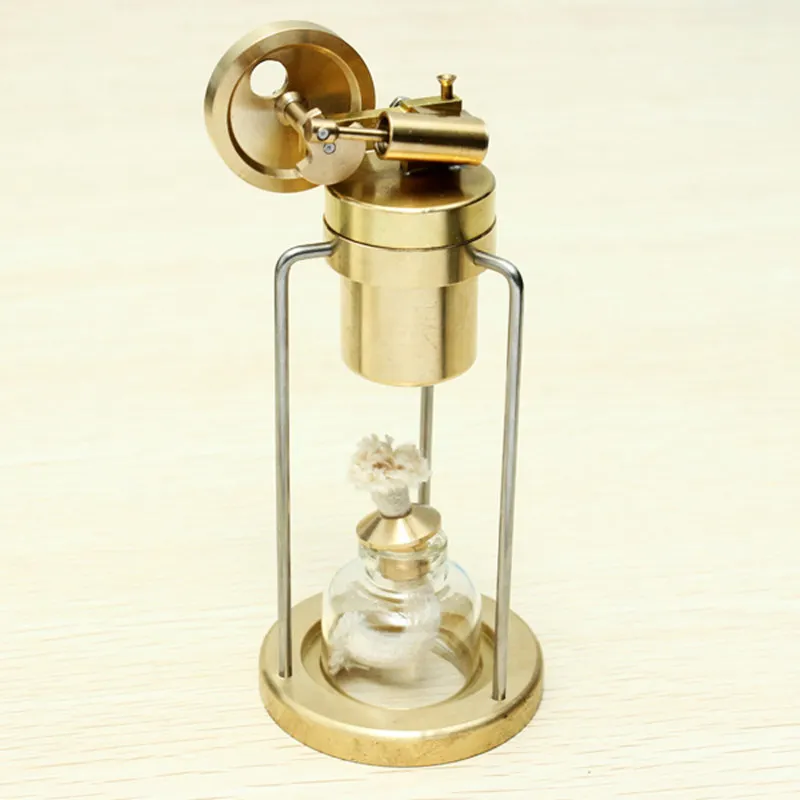 

Mini Live Steam Engine Brass Stirling Engine Model Science Educational Toys