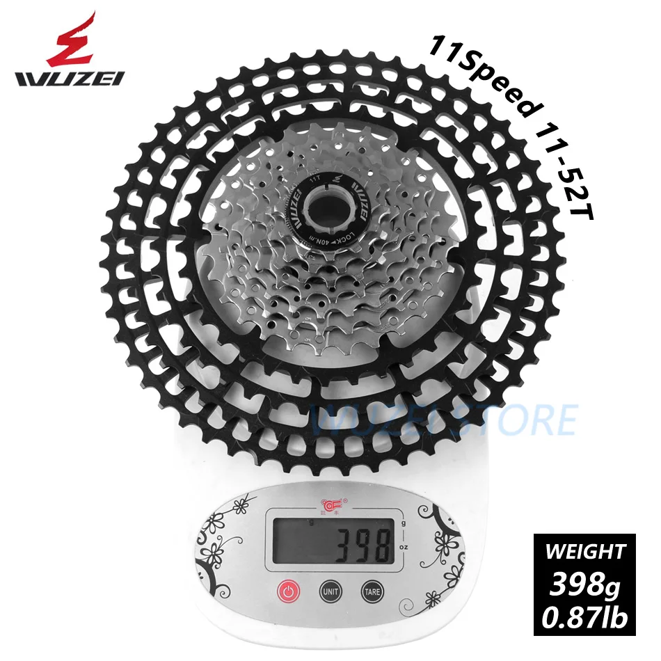 Wuzei кассета Сверхлегкий свободного хода 10/11/12 Скорость Алюминий сплав 11-50T 46 т 52 MTB велосипед маховик для Shimano GX усилительный насос