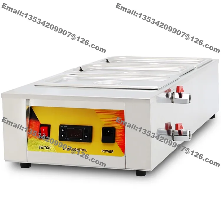 10.5L Heavy Duty 3 Pan Bain Marie 110v 220v Electric Tempering Melter Melt Pot Machine