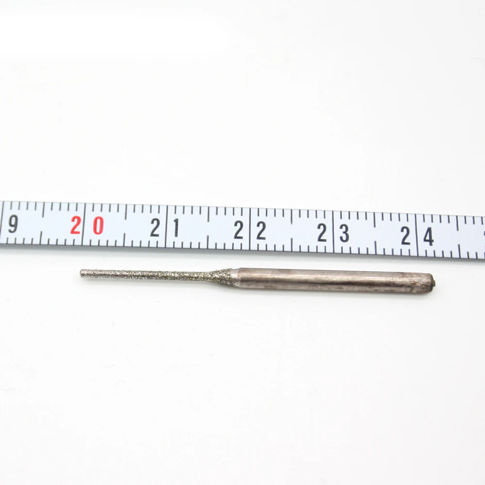 Ultra-long diamond drilling bits rough grit Emery diamond abrasive bits peeling needle A type teeth grinding burr for dremel