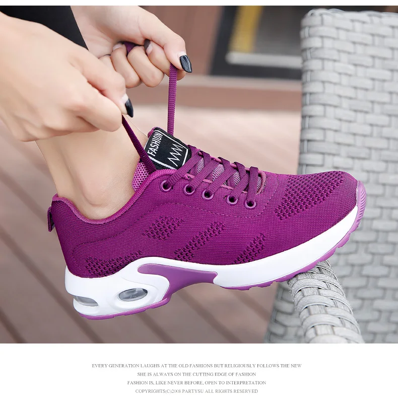 Akexiya/2019 г. летние дышащие женские кроссовки, здоровая прогулочная обувь, сетчатая спортивная обувь для бега, удобная Легкая женская обувь на
