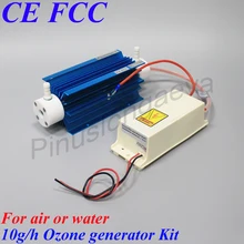 Pinuslongaeva 10G/H 10grams Quartz tube type ozone generator Kit ozone tube and ozone PSU ozone air water treatment ce emc lvd fcc ozone generator for water treatment