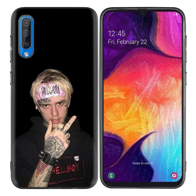 Черный, темный силиконовый чехол для samsung Galaxy A50 A30 A10 M30 чехол s крышка оболочка Coque XxxTentacion Lil Peep Lil Bo Peep - Цвет: A005