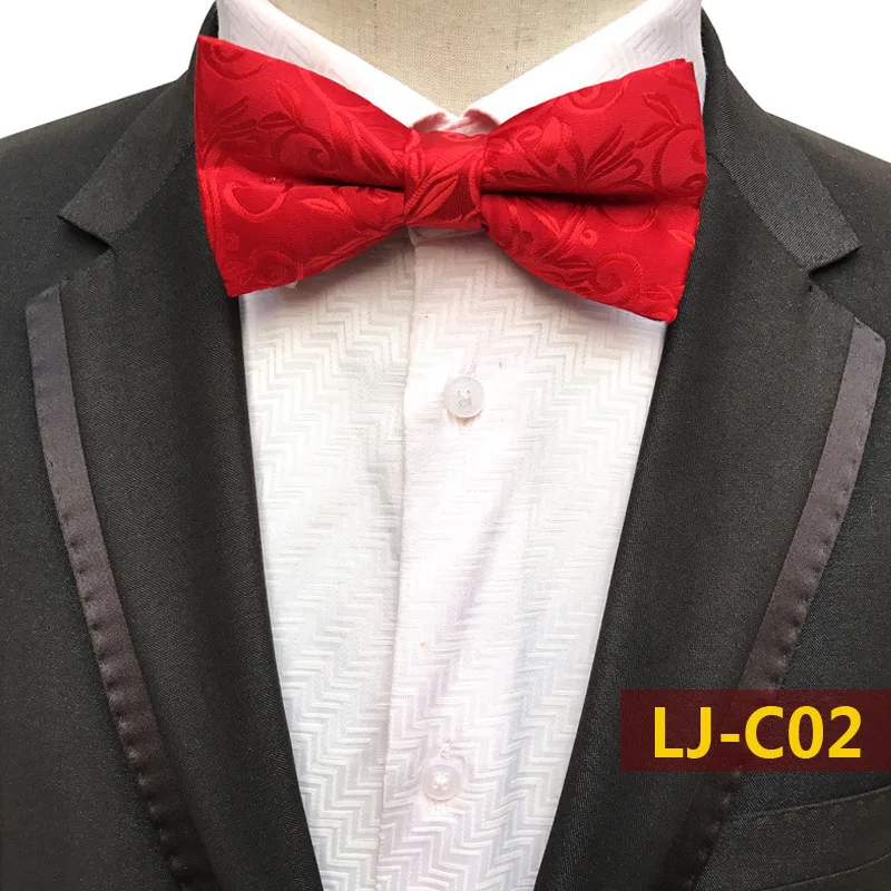 

Fashion Novelty FormaL Bow Tie Classics Mens Classic Red Flower Adjustable Tuxedo Bowtie Wedding Bow Tie Necktie