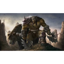 Лучшее качество 2 мм толстый Настольный коврик игра WOW rexxar Playmat, настольные игры также могут напечатать Пользовательские Фотографии