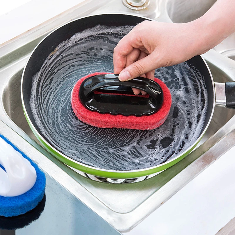 

Sponge Household Cleaning Brush Strong Tools Kitchen Goods Dish Wash Bowls Window Cleaner Glass Toilet Dust Dusty Water Supplies