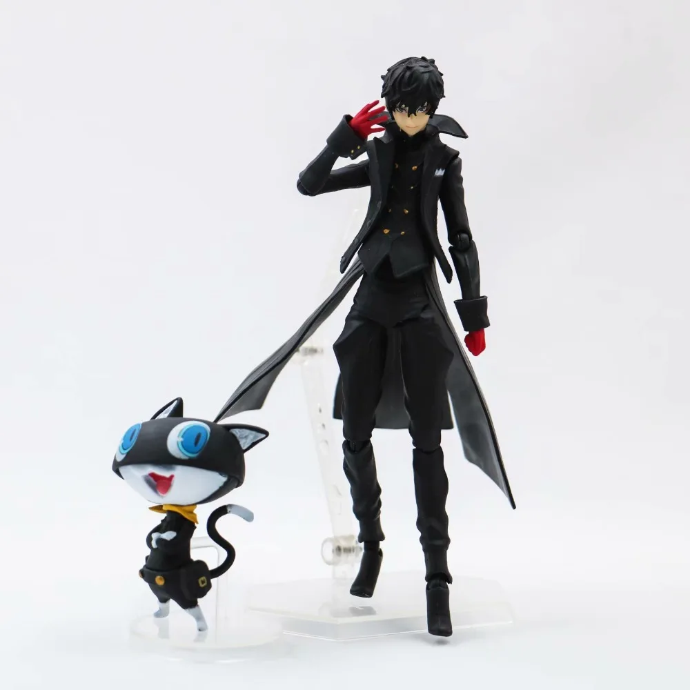 Figma 363 Persona 5 Shujinkou и Morgana Joker Ver ПВХ фигурка Коллекционная модель игрушки