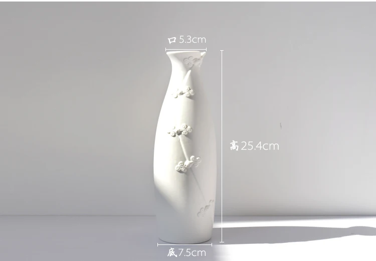 Белая Скандинавская керамическая креативная ваза в форме платья-Ципао горшок для оформления дома аксессуары ремесла украшение комнаты художественный фарфор цветочные вазы