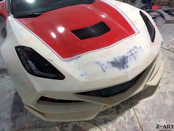 Z-ART комплект расширителей колесных арок для Corvette C7 широкий тюнинг тела комплект для Corvette C7 модифицированный Комплект кузова автостайлинг кузова Комплект