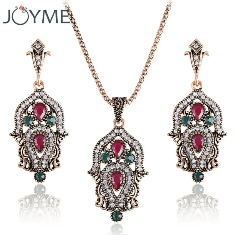 Женский винтажный комплект украшений Joyme Свадебный с имитацией в этническом