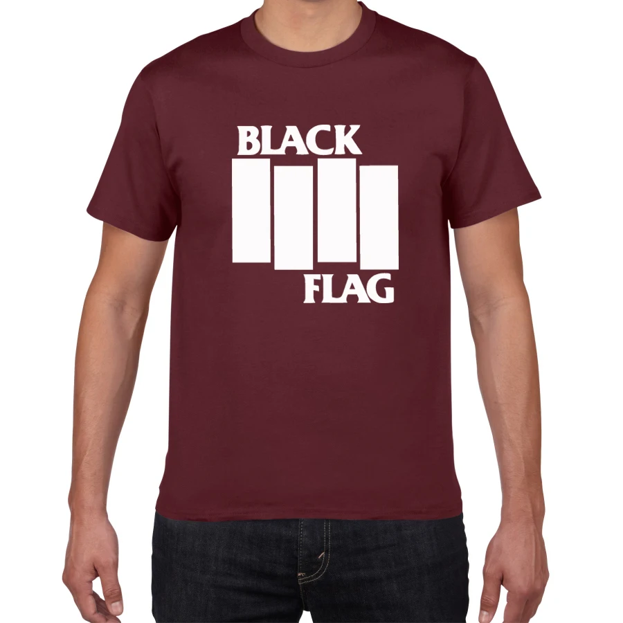 Черный флаг рок-группа летняя футболка хип-хоп Мужская футболка хлопок короткий рукав круглый вырез Футболка новая уличная одежда мужская одежда pok