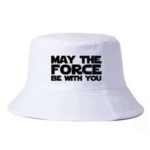 Звездные войны для мужчин и женщин модная Панамка может быть с вами печать буквы Рыбацкая шляпа Открытый Отдых солнцезащитная Кепка