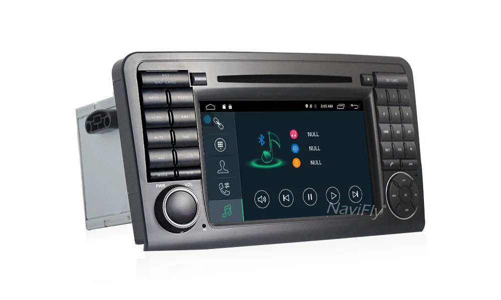 Sale NaviFly 7 inch 2 din Android7.1 car dvd radio for Mercedes/Benz/ML ML350 L450 ML500/GL CLASS W164 GL320 GL350 GL420 car gps 13