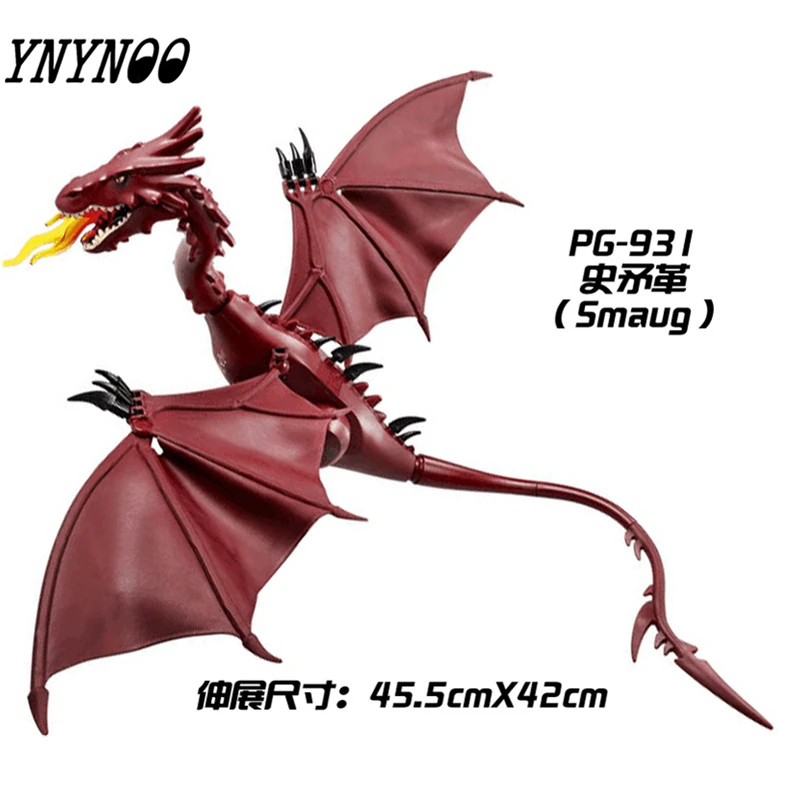 

YNYNOO Hobbit Desolation of Smaug 79018 The Lonely Mountain Dol Guldor Battle PG931 Building Blocks Kids Toys for Children