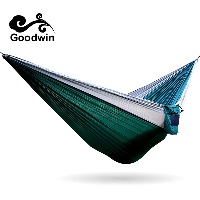 

Portable Outdoor Leisure Traveling Camping Parachute Nylon Fabric Parachute Hammock for Two Person 12 Colors High Quality