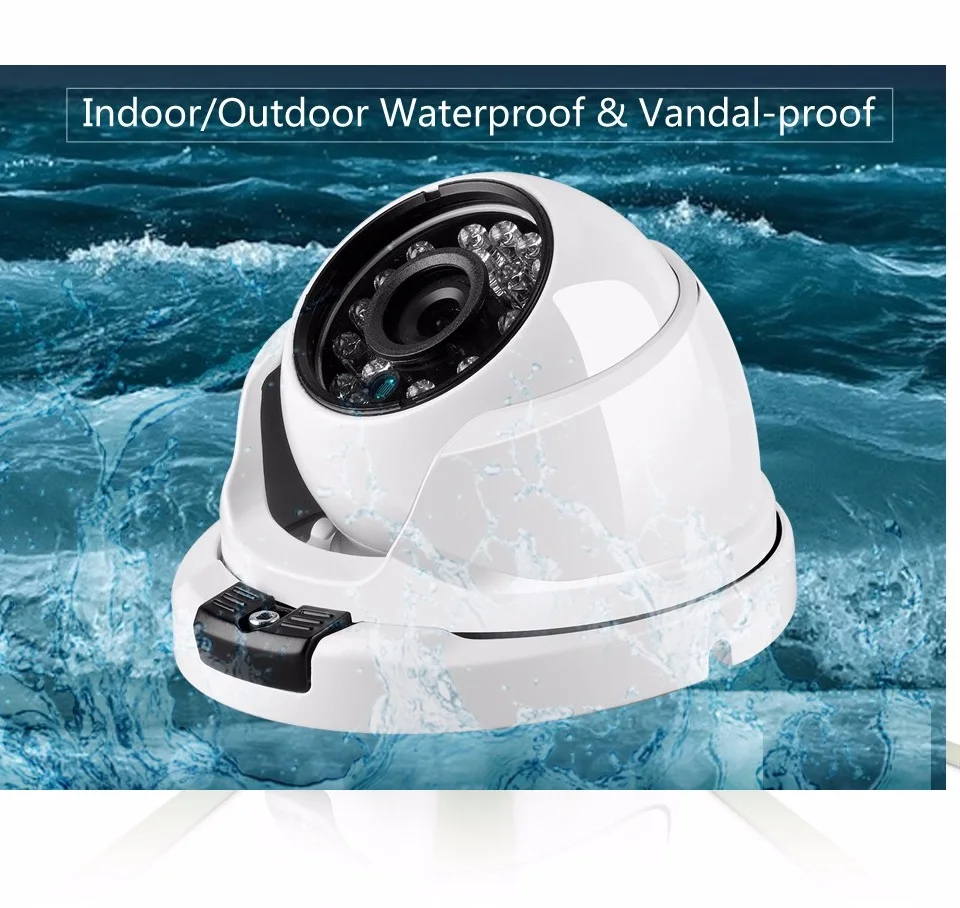 Wide Angle 2 8MM Lens 720P 960P 1080P VandalProof Anti vandal Indoor font b Outdoor b