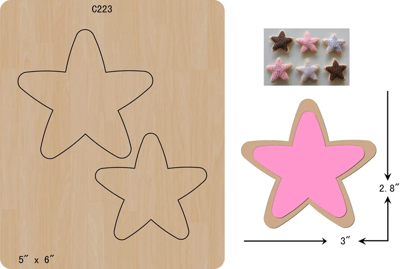 

New Wooden die Scrapbooking C-223 Cutting Dies