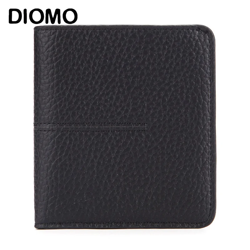

DIOMO Top Quality Luxury Designer Short Cow Leather Female Wallet Fashion Girl Wallet Card Holders Womens Purses Small Wallet