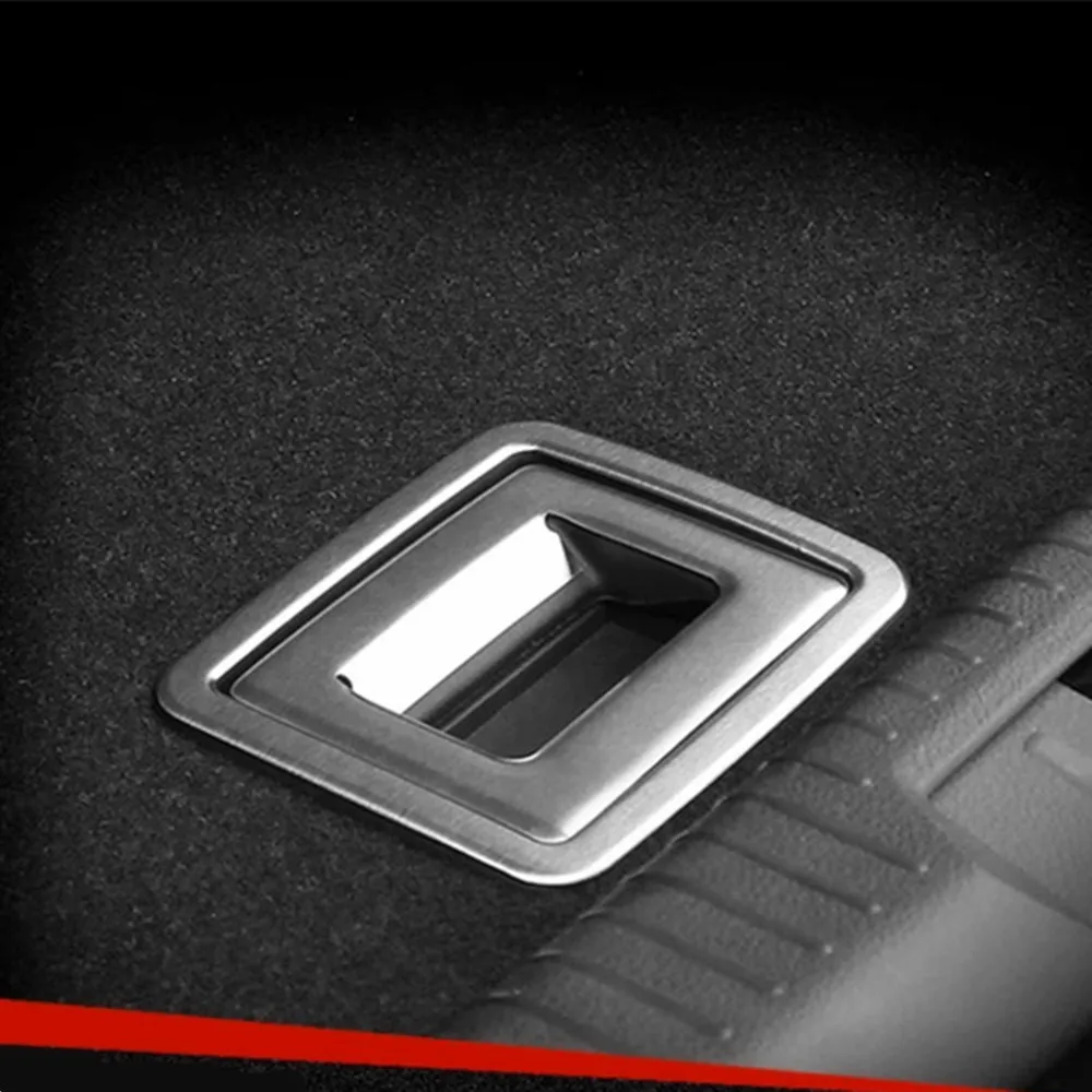 

For Volkswagen Golf 7 2014 Stainless steel Car Styling Car Trunk Handle Frame Sequins Car Accessories Sequins 2pcs Car-styling